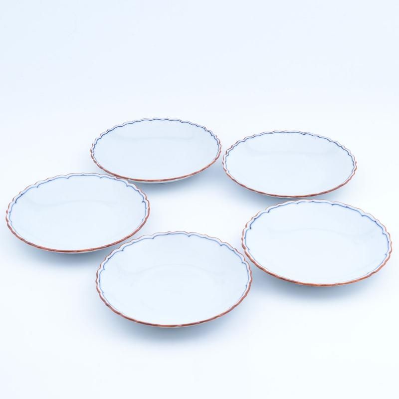 渕錆呉須線 | 桔梗縁取皿 - 有田焼のまるぶんオンラインストア