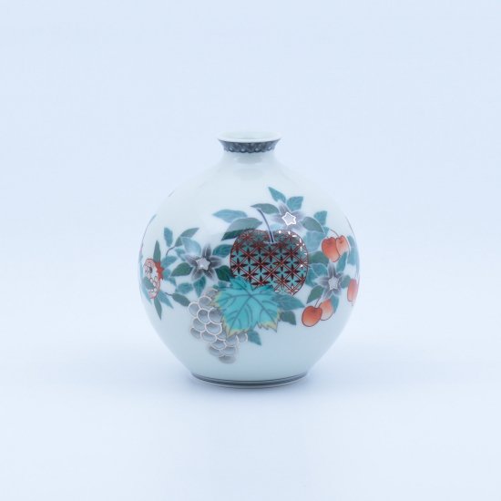 は幅広い品揃えで H598、時代薩摩焼 花瓶 絵 鳥 桜 牡丹 花瓶