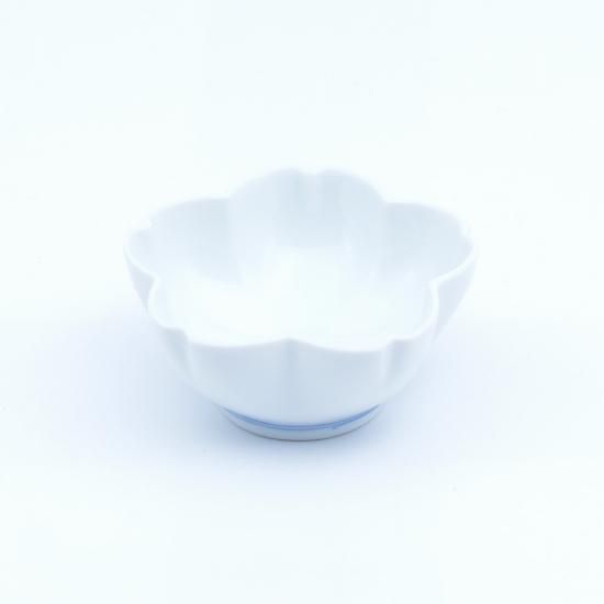 有田焼 白磁さくら型向付け揃い（5個） 白磁桜 小付 | 雅な器 - 有田焼のまるぶんオンラインストア