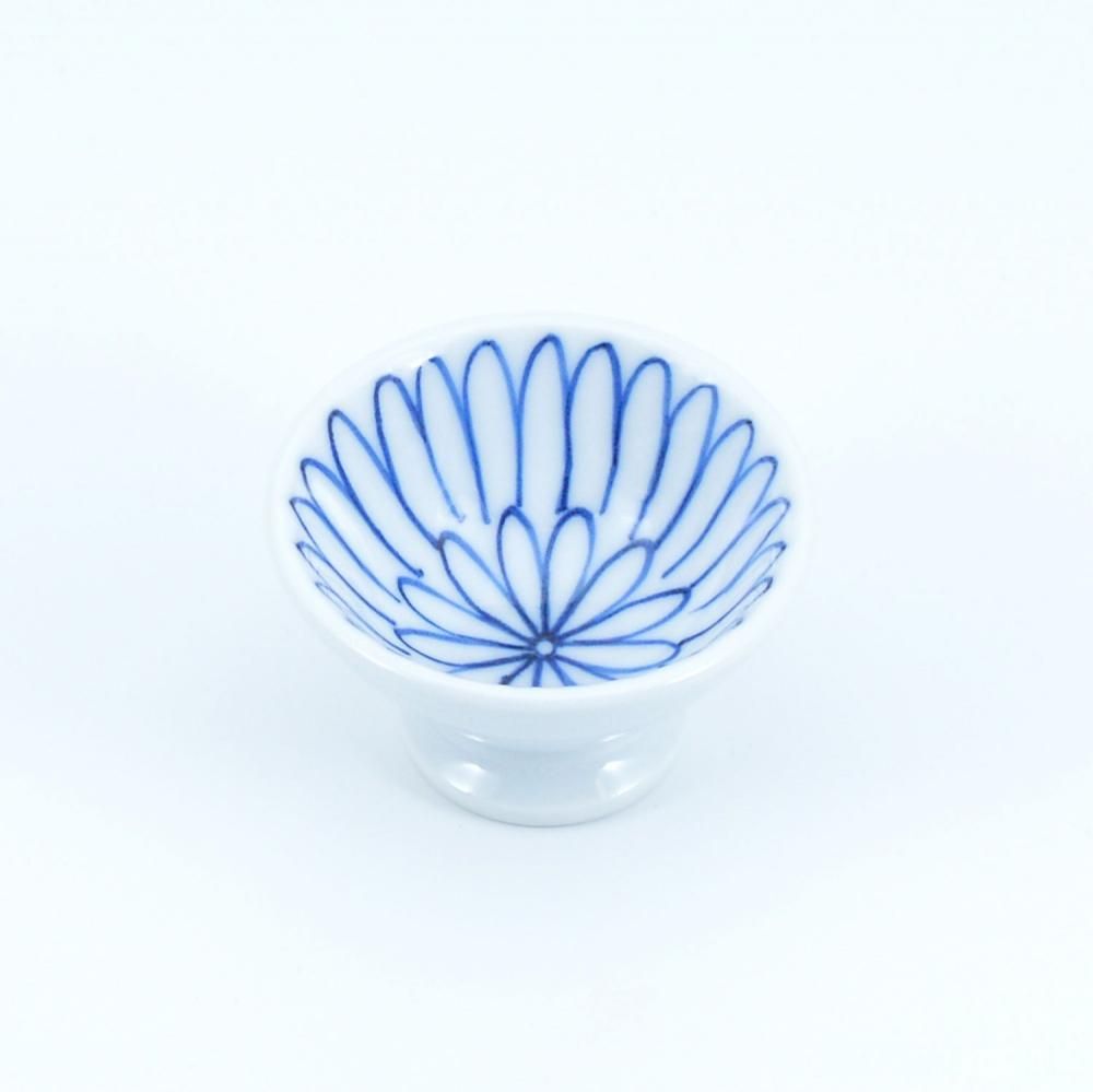 青色花模様陶器杯 12個セット　蓋付き　有田焼 青色花模様陶器杯 12個セット蓋付き有田焼