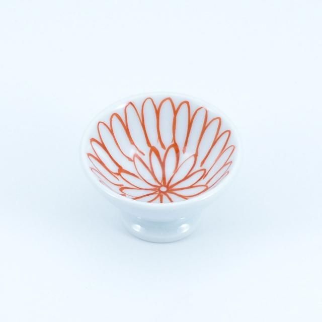 江戸後期 粟田焼 菊御紋 盃・盃台 江戸後期 粟田焼 菊御紋 盃・盃台 江戸後期 粟田焼 菊御