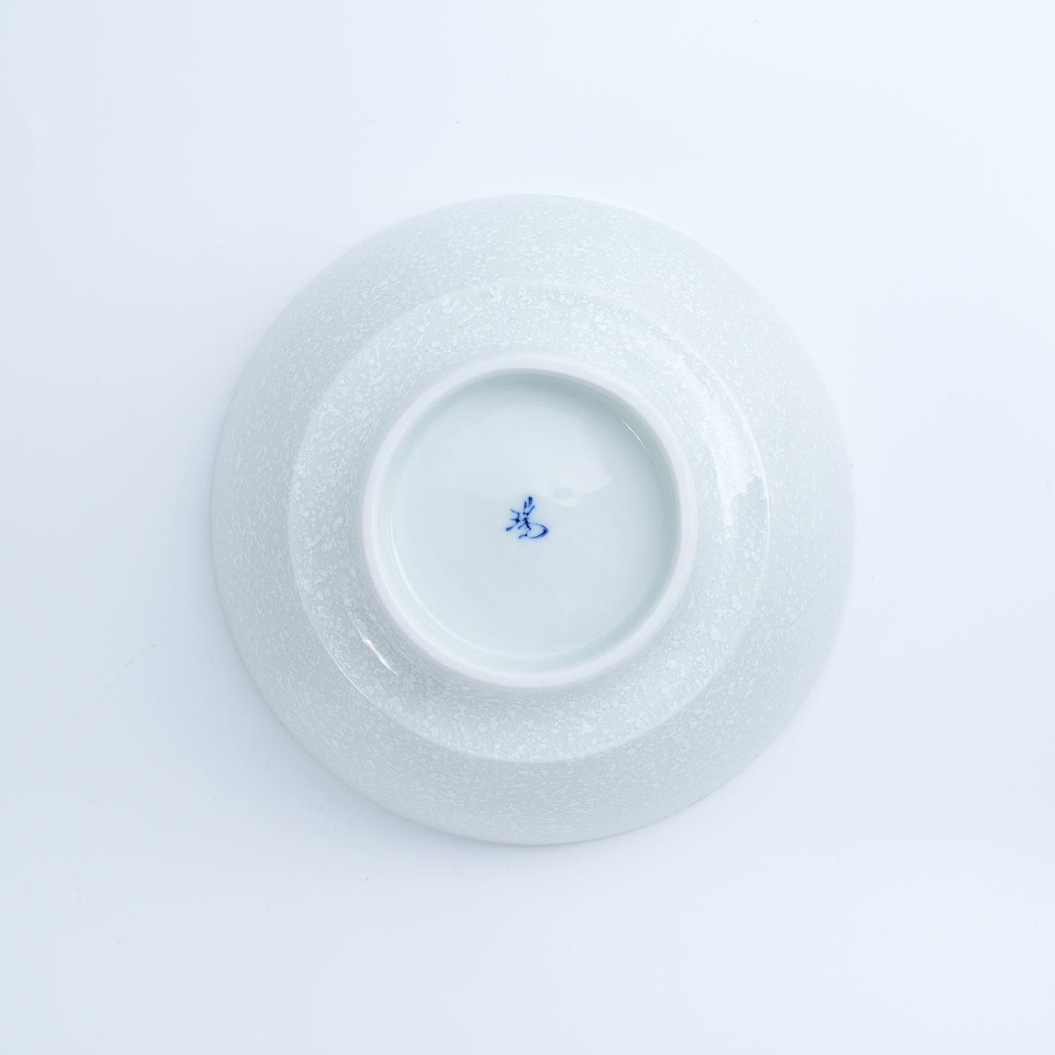 スノーブルー・レッド|ラーメン鉢 - 有田焼のまるぶんオンラインストア