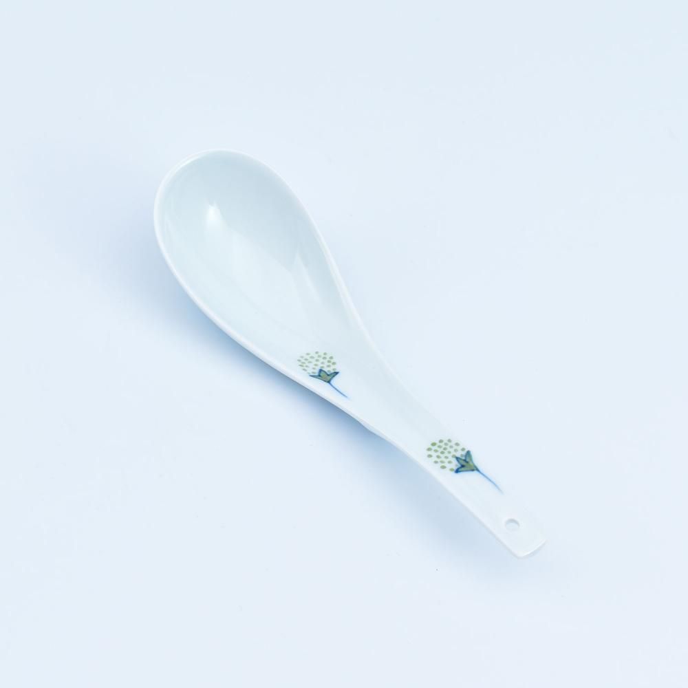 魚紋れんげ　手描き魚紋　　散蓮華　陶器スプーン　希少品 魚紋れんげ 手描き魚紋 散蓮華 陶器スプーン 希少品 カトラリー
