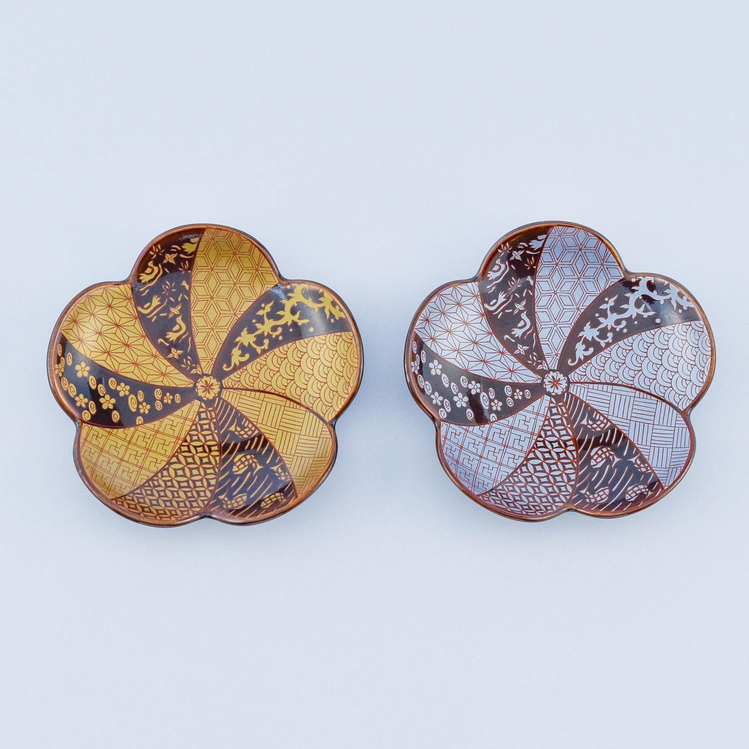 べっ甲金彩祥瑞 | 銘々皿 - 有田焼のまるぶんオンラインストア