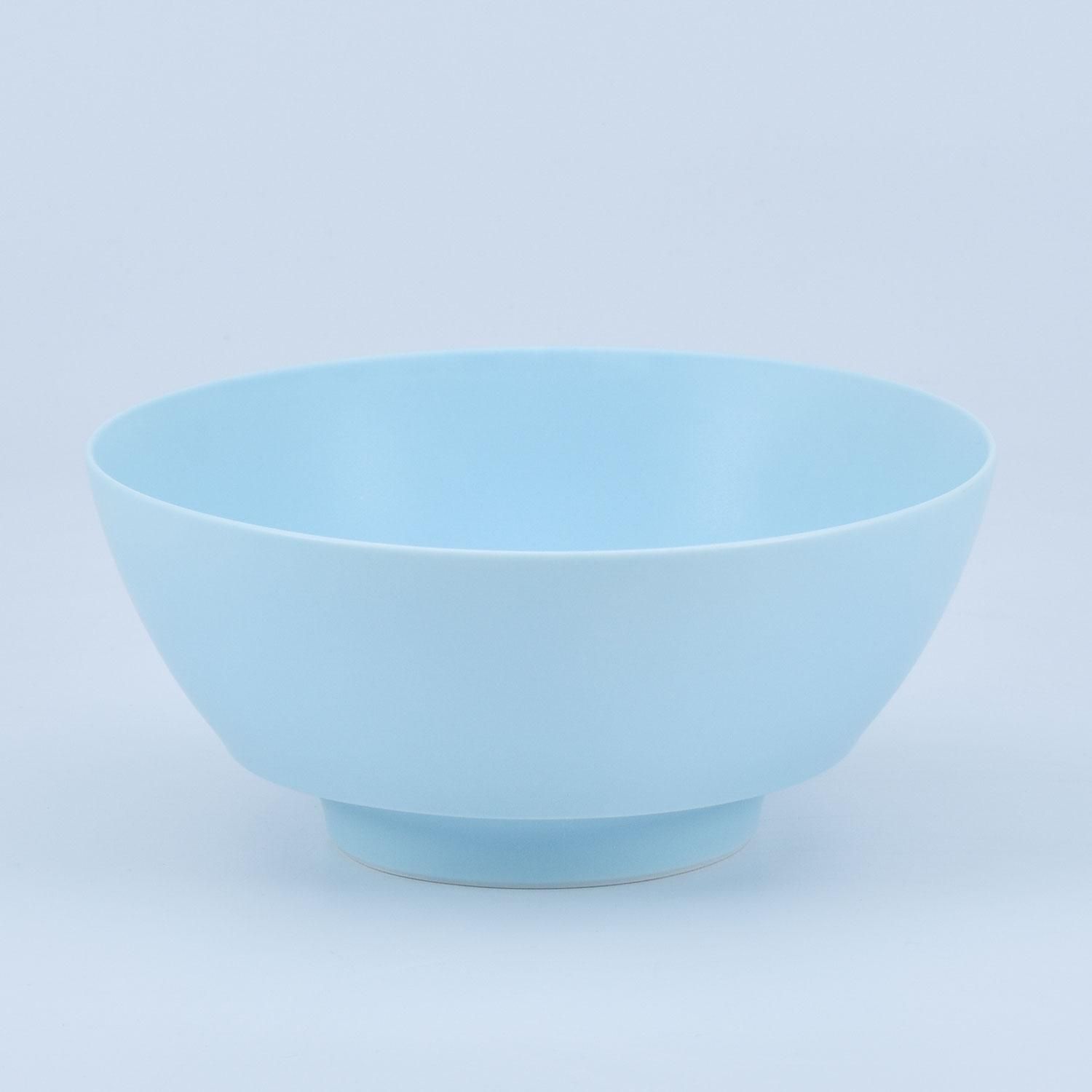 ブルー究極のラーメン鉢|レンゲセット - 有田焼のまるぶん