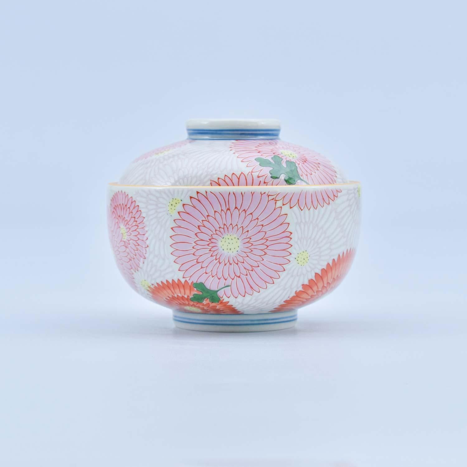菊花尽くし 小蓋物 | 磁器製 - 有田焼のまるぶんオンライン
