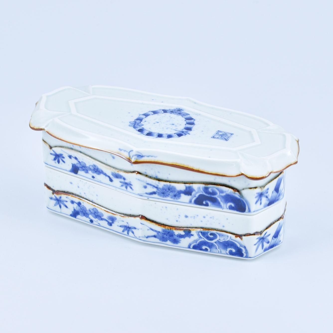 ●日本正規品● 輪花長皿 松竹梅 | 有田焼のまるぶん - 美しい食卓用皿 工芸品
