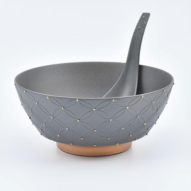 湧田焼.イッチン 湧田焼.イッチン 丹波立杭焼 / イッチン 7寸皿 / 黒 黄 | Piröleikki