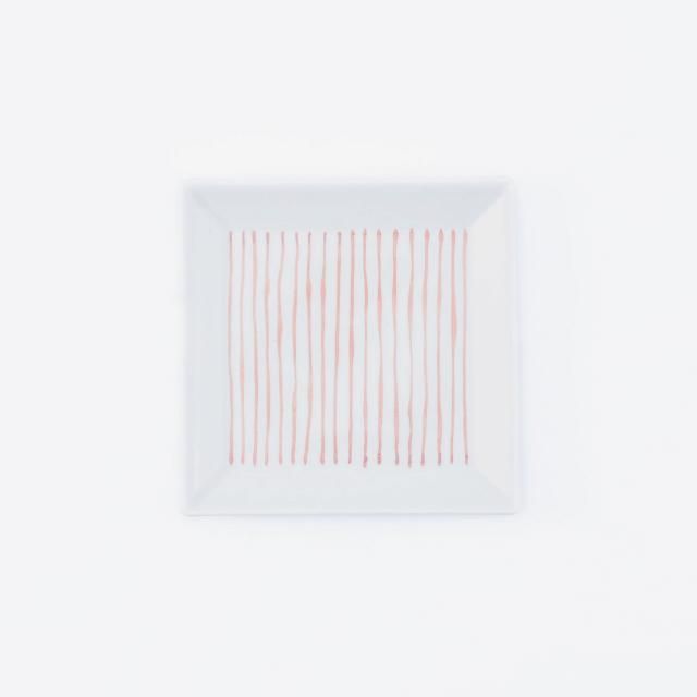 連子 正角皿（中） | 和食器・洋食器 - 有田焼のまるぶんオンライン