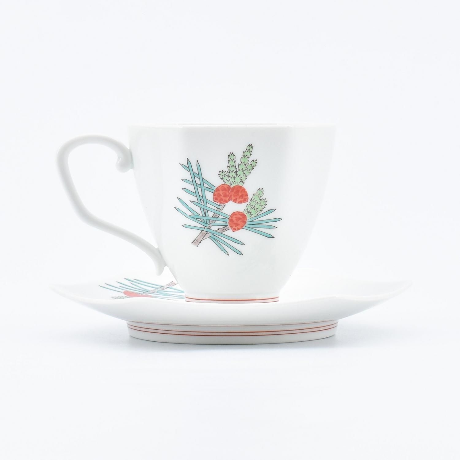 濁手 松文 珈琲碗 | 酒井田柿右衛門 - 有田焼のまるぶんオンライン