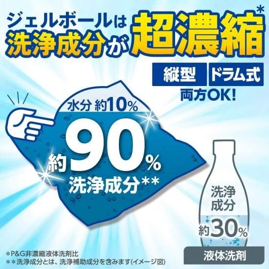 アリエール 洗濯洗剤 ジェルボール 抗菌 詰め替え 超ジャンボ 46個入 はまっこぷらざ