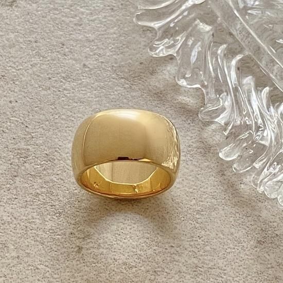 K18 volume pinky ring - J_Products K18 volume pinky ring - J_Products