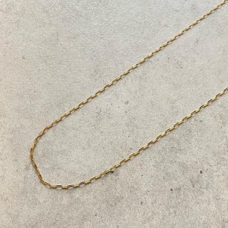 K18 narrow necklace 50cm / 80cm 
