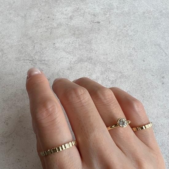 sazanami ring 01 (K18YG/ PT900 /K18PG) - J_Products