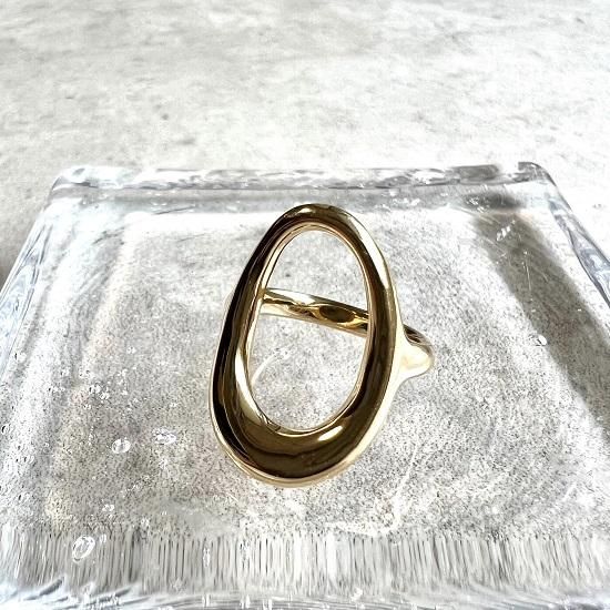 K18 pear ring - J_Products
