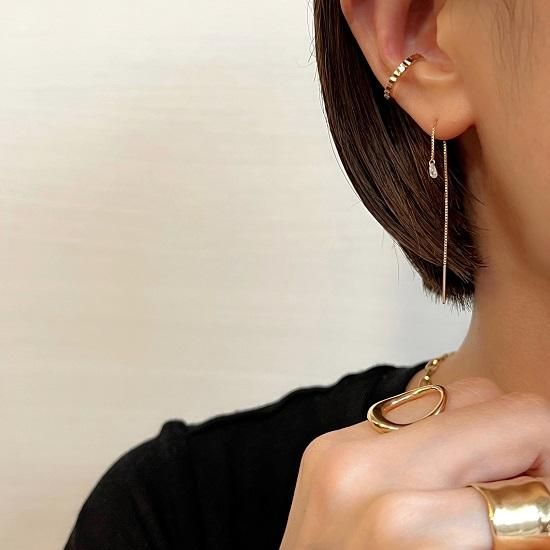 アガット　K14 オパールスワンリング⭐︎廃盤別注品⭐︎ アガット K14 オパールスワンリング⭐︎廃盤別注品⭐︎