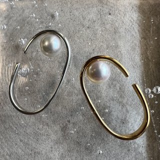 quietly pearl earcuff(silver925/K18/PT900)