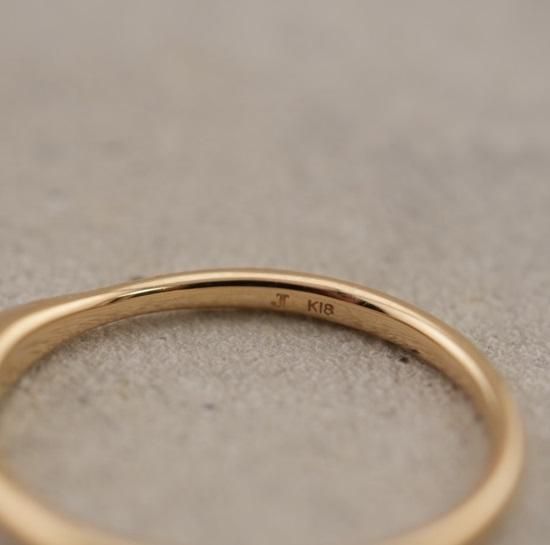 ゆうパケット】リング 指輪 金属アレルギー ニッケルフリー 18k