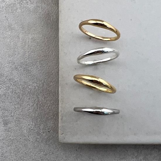 melty ring S silver925 / K18 / PT - J_Products