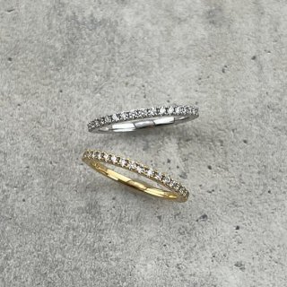 24 eternity diamond ring 00 (K18YG/ PT900/ K18PG)