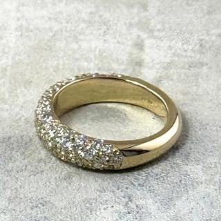 ڥڥ륪halfmoon pave ring M