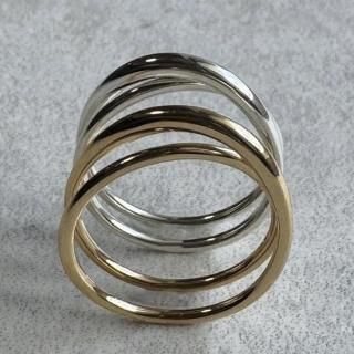 silver925 scranble ring 