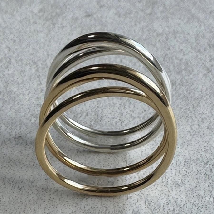 JProducts 18k teardrop ring S ホワイトトパーズ K18 teardrop ring S・ロンドンブルートパーズ - J_Products
