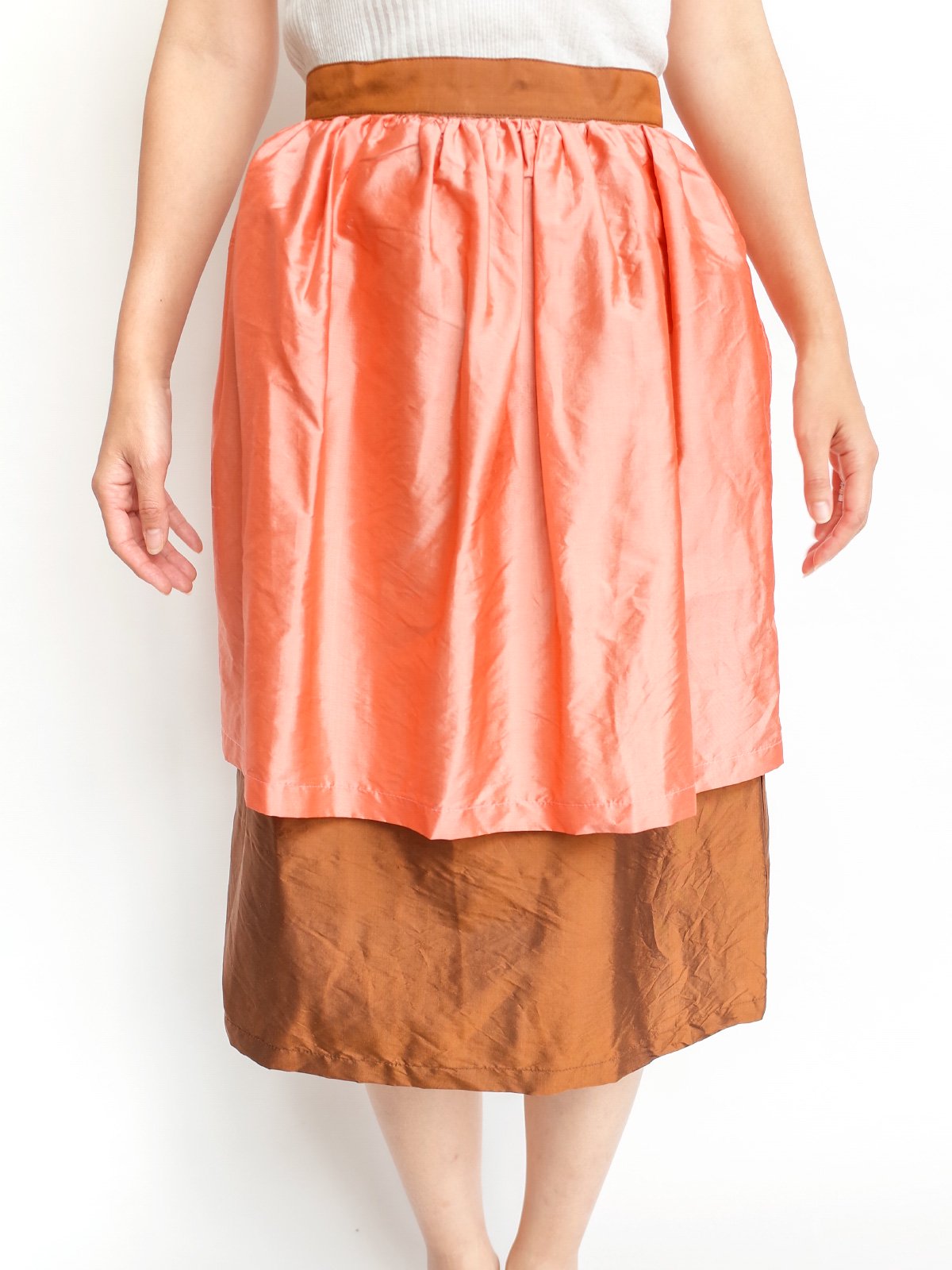 Double Skirt / peach