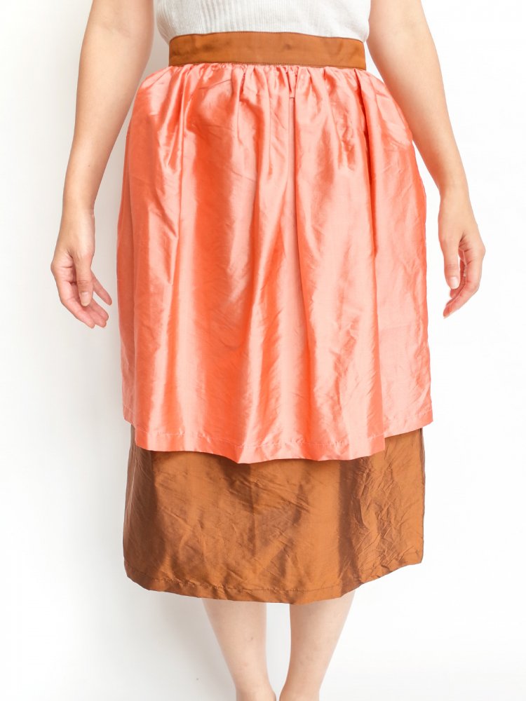 Double Skirt / peach