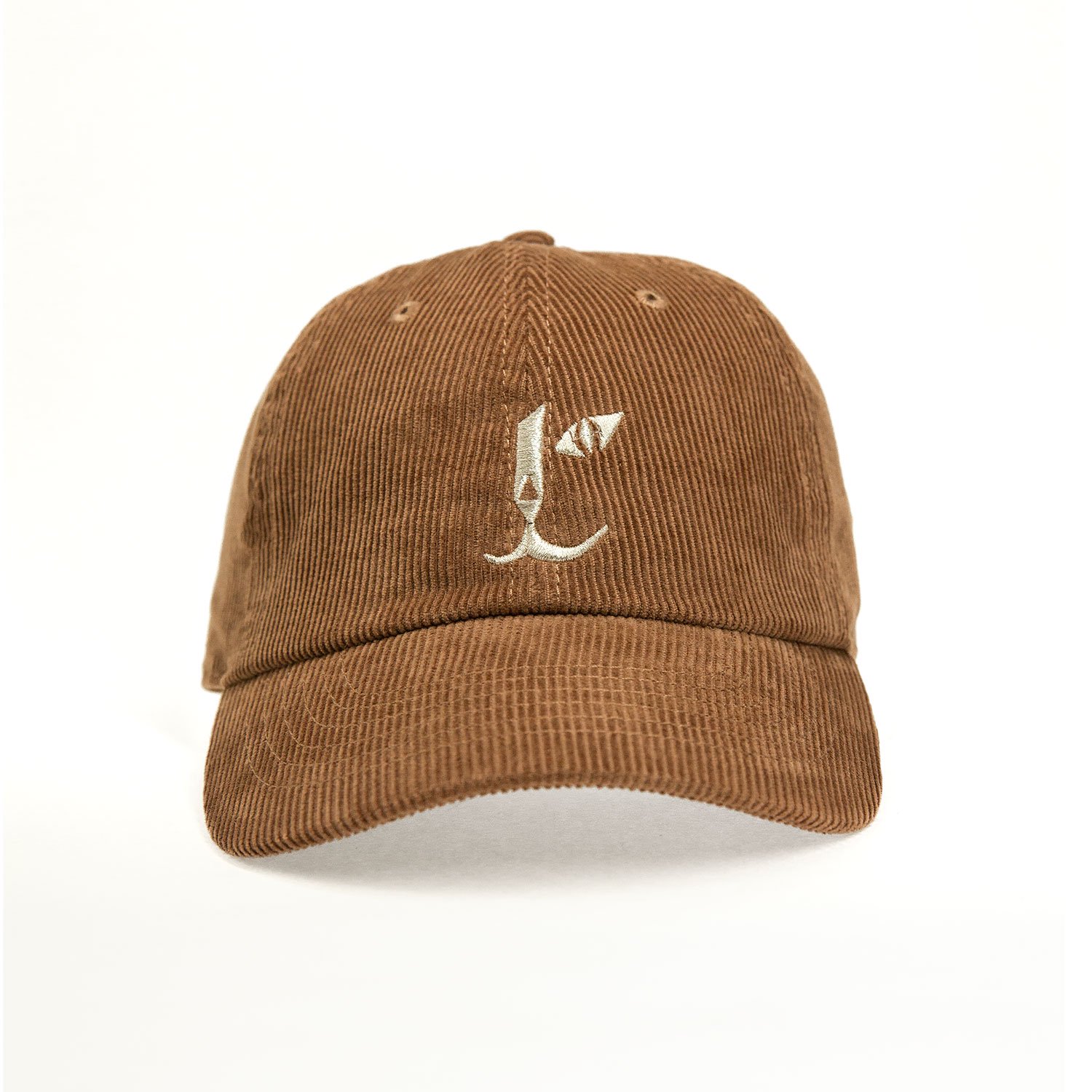 Cat Cap / mocha corduroy  silver