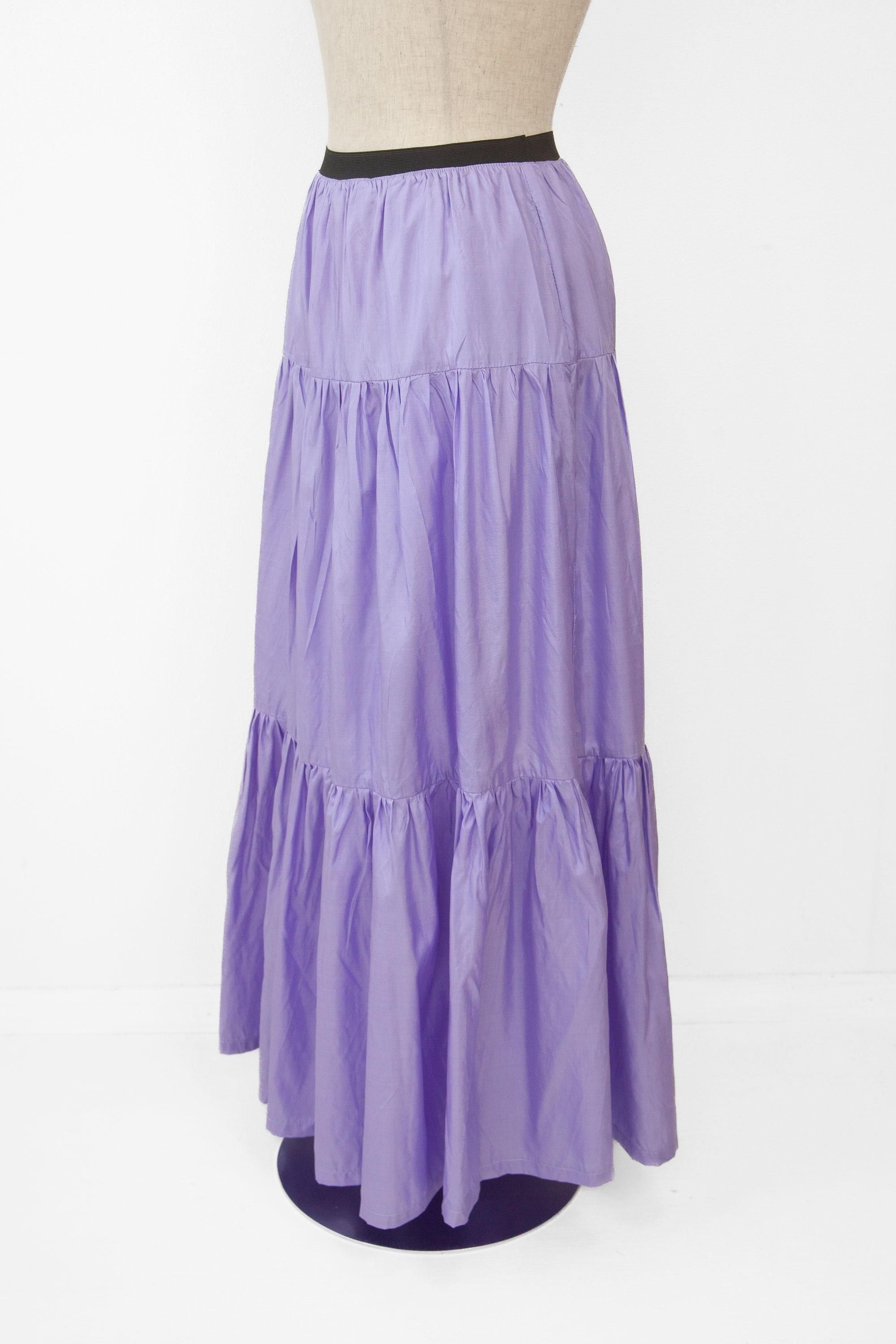 Tiered Skirt / lavender