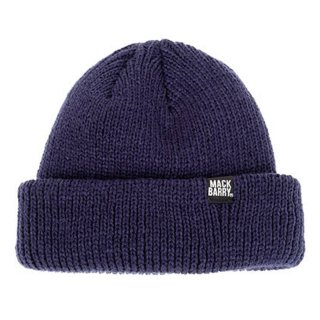 MACK BARRY COZY SHORT BEANIE - navy