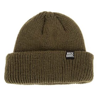 MACK BARRY COZY SHORT BEANIE - khaki