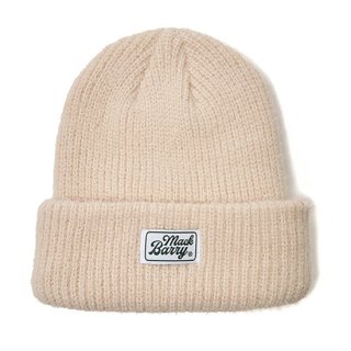 CLASSIC LABEL SOFT CANDY BEANIE(IVORY)