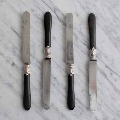 ɥǥȥʥ20cm/Ebony Dessert Knives