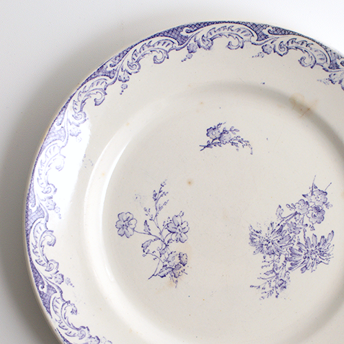 SALE* Creil et Montereau【Louis XV】平皿23cm/クレイユモントロー