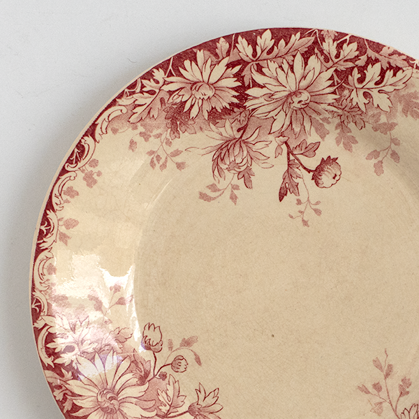 Gien'Fleurs d'Automne' 秋の花 ディナー23cm_A/ジアン Gien'Fleurs d'Automne' 秋の花 ディナー23cm_A/ジアン