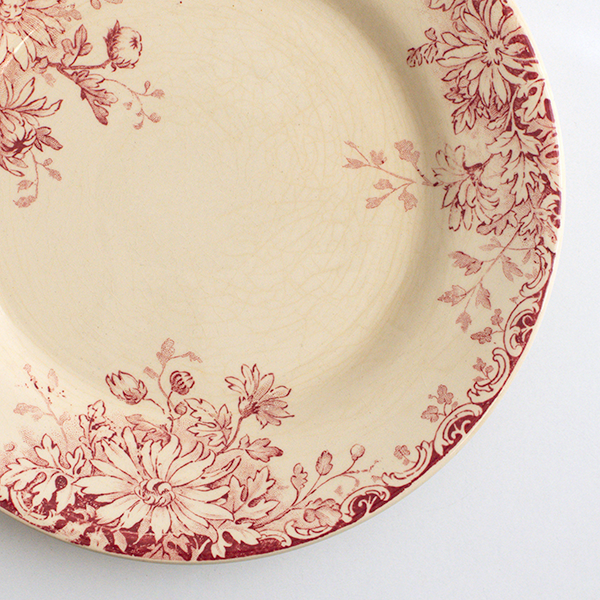 Gien'Fleurs d'Automne' 秋の花 プレート23cm/ジアン Gien'Fleurs d'Automne' 秋の花 プレート23cm/ジアン