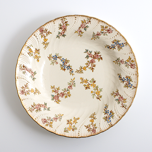 Sarreguemines【Louis XV】ルイ15世深皿24cm_A/サルグミンヌ Sarreguemines【Louis XV】ルイ15世深皿24cm_A/サルグミンヌ