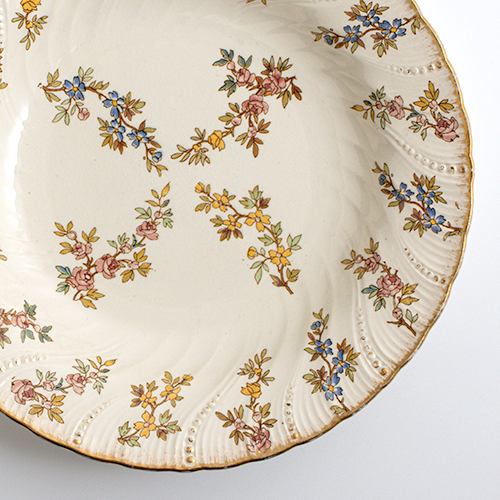 Sarreguemines【Louis XV】ルイ15世深皿24cm_A/サルグミンヌ Sarreguemines【Louis XV】ルイ15世深皿24cm_A/サルグミンヌ