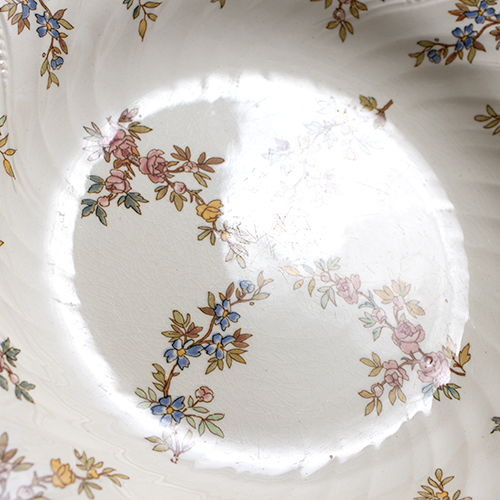 Sarreguemines【Louis XV】ルイ15世深皿24cm_A/サルグミンヌ Sarreguemines【Louis XV】ルイ15世深皿24cm_A/サルグミンヌ
