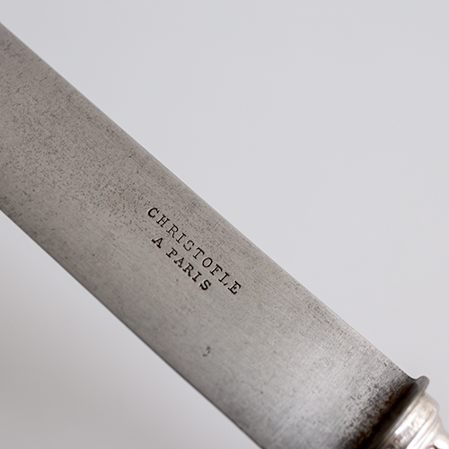 Christofle【BAGUETTE】Monogramテーブルナイフ/クリストフル Christofle【BAGUETTE】Monogramテーブルナイフ/クリストフル