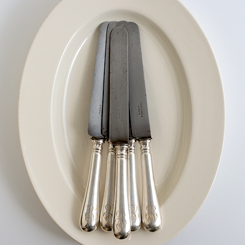 Christofle【BAGUETTE】Monogramテーブルナイフ/クリストフル Christofle【BAGUETTE】Monogramテーブルナイフ/クリストフル