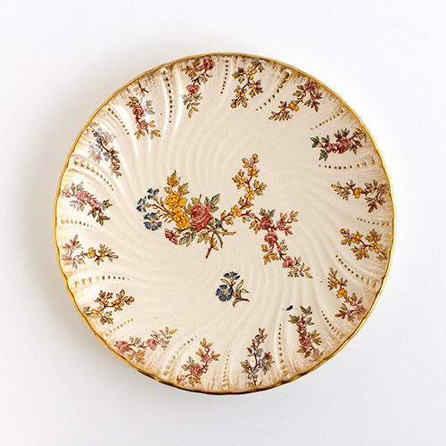 U&C Sarreguemines【Louis XV】ルイ15世ガトープレート18cm_A U&C Sarreguemines【Louis XV】ルイ15世ガトープレート18cm_A