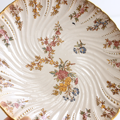 U&C Sarreguemines【Louis XV】ルイ15世ガトープレート18cm_A U&C Sarreguemines【Louis XV】ルイ15世ガトープレート18cm_A