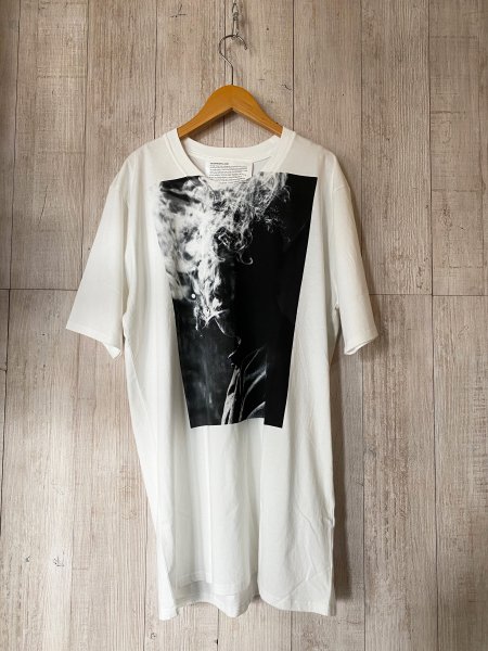 nude : masahiko maruyama ̡ɡޥҥ ޥ 20AW  30ٵŷ Smoke Print Short  Sleeve T-shirt / Off White / 