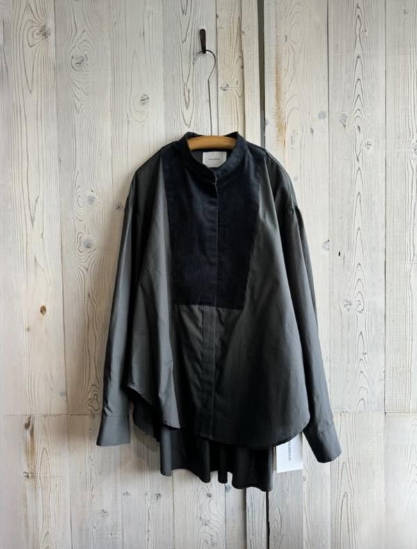 <img class='new_mark_img1' src='https://img.shop-pro.jp/img/new/icons8.gif' style='border:none;display:inline;margin:0px;padding:0px;width:auto;' />MIDIUMISOLID for Ladies' ߥǥߥå corduroy wide shirt ǥ磻ɥ