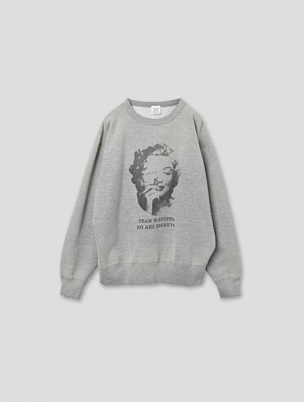 <img class='new_mark_img1' src='https://img.shop-pro.jp/img/new/icons8.gif' style='border:none;display:inline;margin:0px;padding:0px;width:auto;' />KHA:KI  DAMAGE SWEAT SHIRT My MUSE