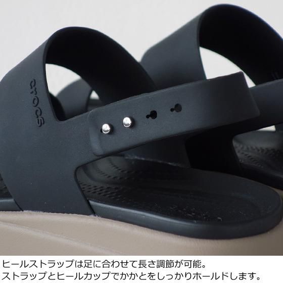 crocs - 美品！クロックス アレイ シンセティック ウェッジ