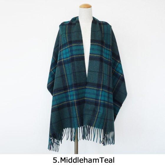 BRONTE (ブロンテ) ラムズウール ストール マフラー CHECK STOLE 50x190 - INEYA JR逗子駅前  海のある街のセレクトショップ